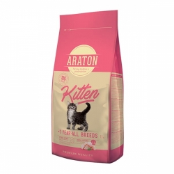 ARATON KITTEN POULTRY-KARMA DLA KOCIĄT Z DROBIEM 0,5 KG - KARMA NA WAGĘ